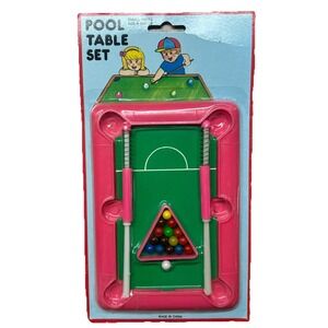 Vintage Toy Pool Table Game Sealed New in Package New Old Stock